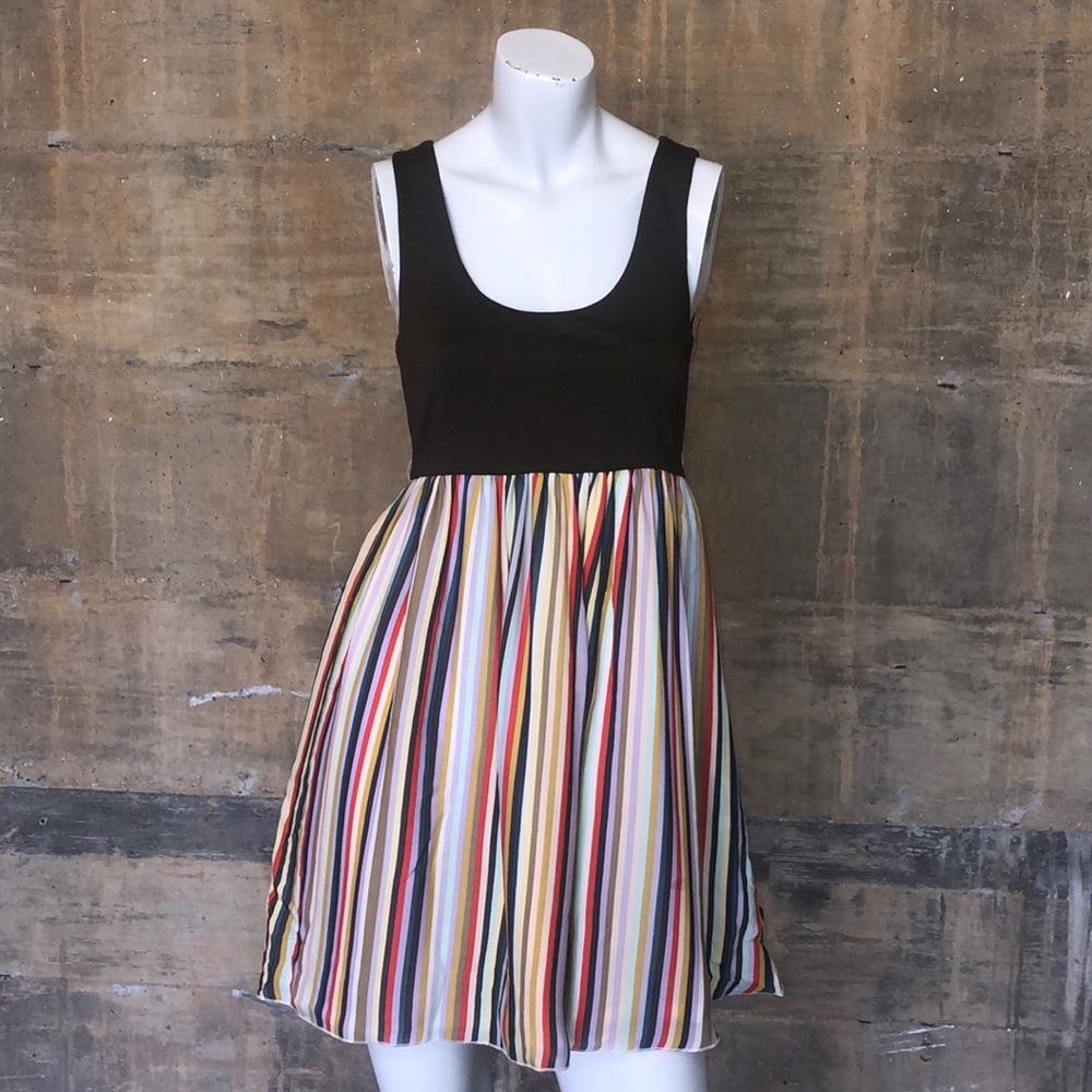 Alice + Olivia Sahara Combo Striped Dress. Small